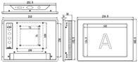 8 дюймовый ПК Промышленный сенсорный экран Монитор DC 12V Интерфейс 250 cd/m2 Яркость