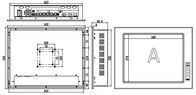 IP65 17&quot; Промышленный ПК сенсорный экран Монитор 1 Расширенный слот I3 I5 I7 ПК