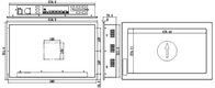 P2106TW2 1920x1080 Промышленный сенсорный панель ПК 21,5 дюйма 1 PCI или PCIE расширение