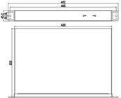 Windows / Linux Rack Mount Промышленный ПК 4U I3 I5 I7 CPU 1 слот для расширения