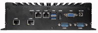 Встроенная безвентальная коробка ПК / IPC Промышленный компьютер CPU 4 Сеть 6 Серия 6USB