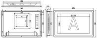 10.1&quot; Промышленные компьютерные мониторы LCD с емкостным сенсорным экраном Монитор 16:9