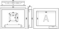 800&quot;12,1&quot; Industrial Touch Panel PC Monitor поддерживающий высокие и низкие разрешения