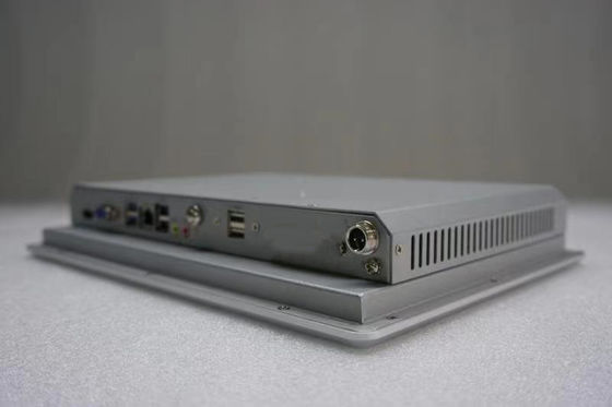 12В постоянное питание Промышленный сенсорный панель ПК 400cd/m2 Intel Atom N270 процессор