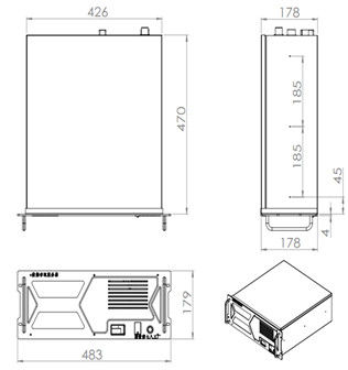 Intel B560 прочный промышленный ракмаунт PC с 20 кг массой хранения MSATA