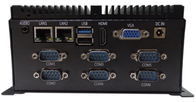 Нет вентилятора Промышленный встроенный компьютерный коробка ПК 4G DDR4 Память 3855U / J1900 CPU